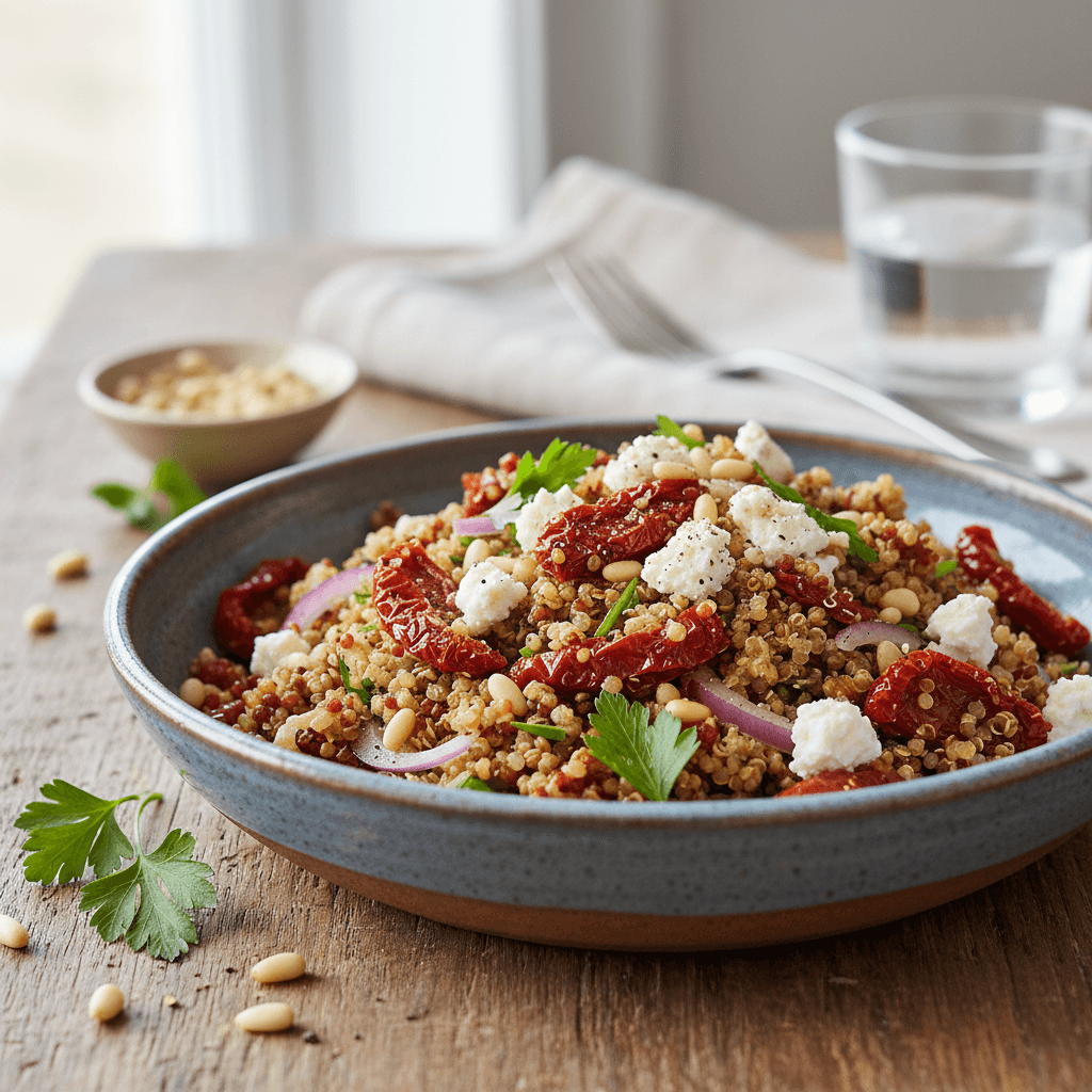 Sundried Tomato Quinoa Salad